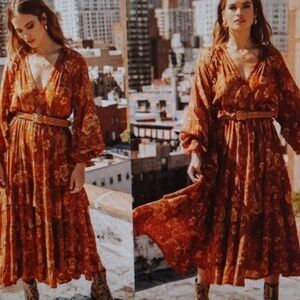 Spell and the Gypsy Aurora Dress Burnt Ember size small